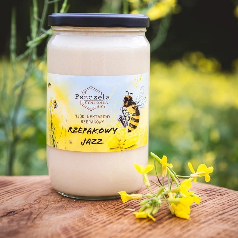 Miód Rzepakowy "Rzepakowy Jazz" - Pszczela Symfonia