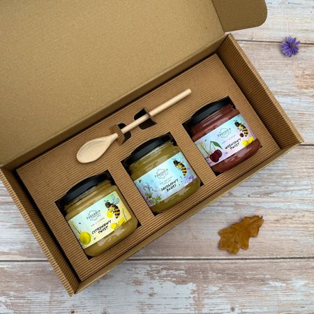 Zestaw 3 miodów tradycyjnych na Dzień Nauczyciela 