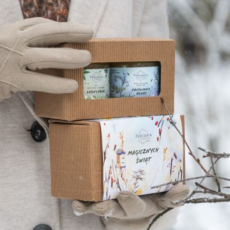 Zestaw 2 miodów tradycyjnych na Boże Narodzenie