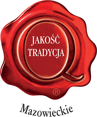 Logo Jakość Tradycja dla Miodu Kampinoskiego Wielokwiatowego - Pszczela Symfonia
