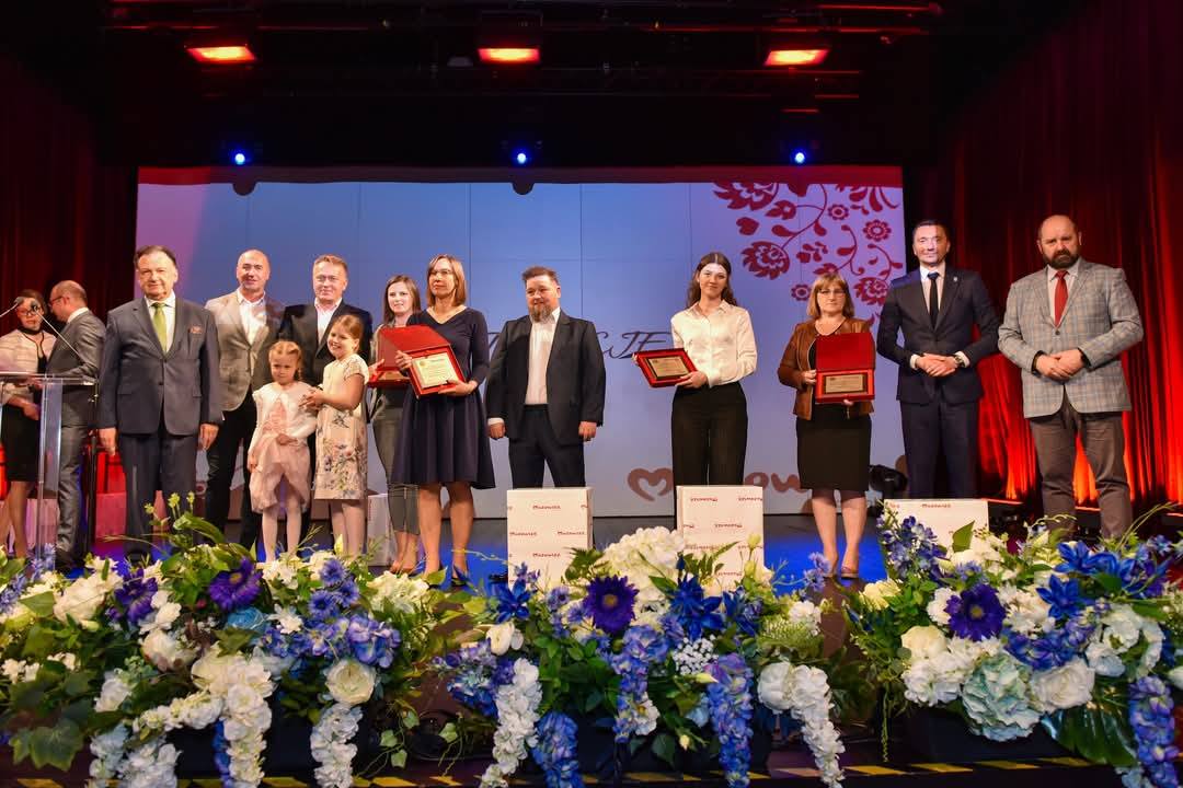 Zdjęcie z gali konkursu o Laur Marszałka Województwa Mazowieckiego - Pszczela Symfonia